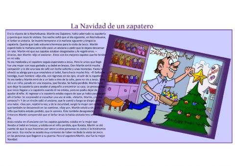 La navidad del zapatero