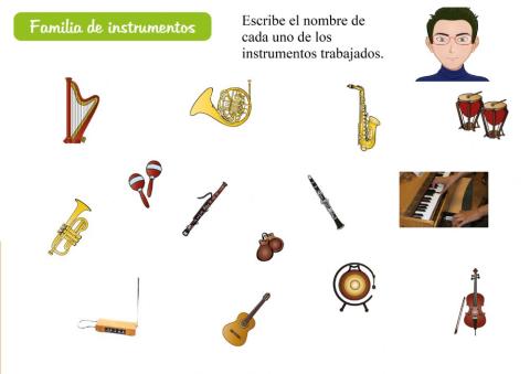 La familia de los instrumentos