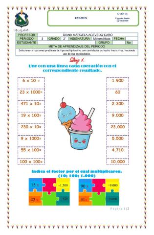 Multiplicación  abreviada
