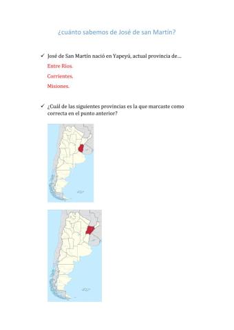 Trivia San Martín