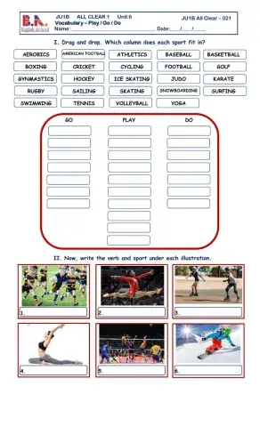 Sports - do, go & play