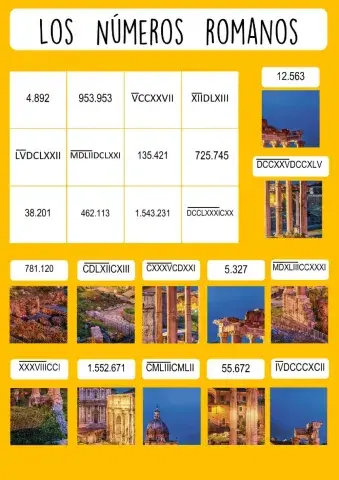 Los números romanos