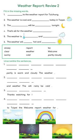 Visiting School - Weather Report: Review 2
