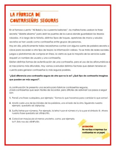 Contraseñas seguras