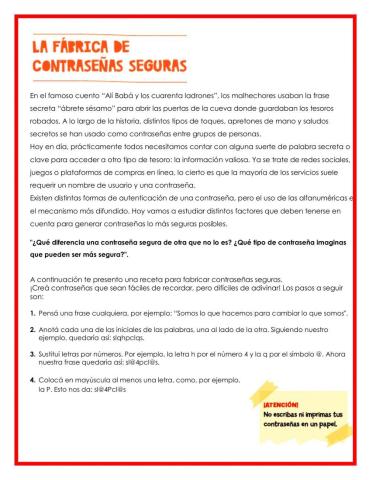 Contraseñas seguras