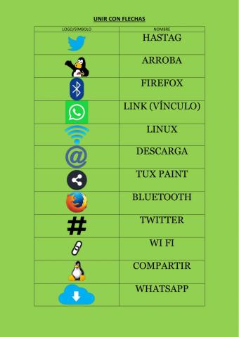 Unir con flechas