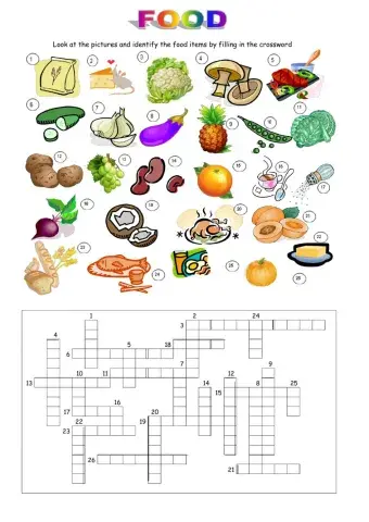 Food crossword