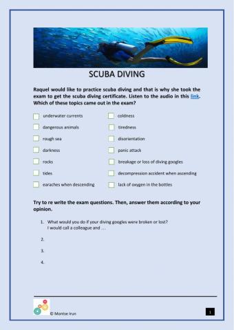 Scuba Diving Exam