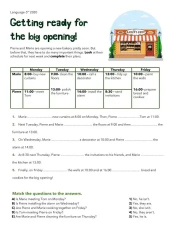 Getting Ready for the Big Opening