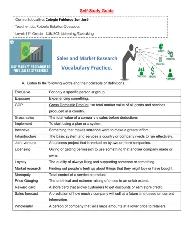 sales and market research