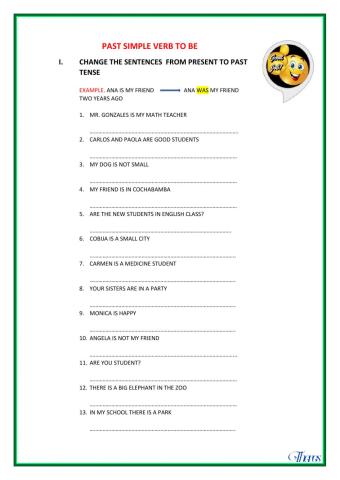 Practice simple past tense