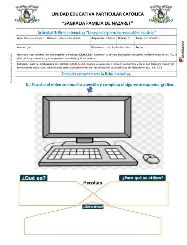 La segunda y tercera revolución industrial.