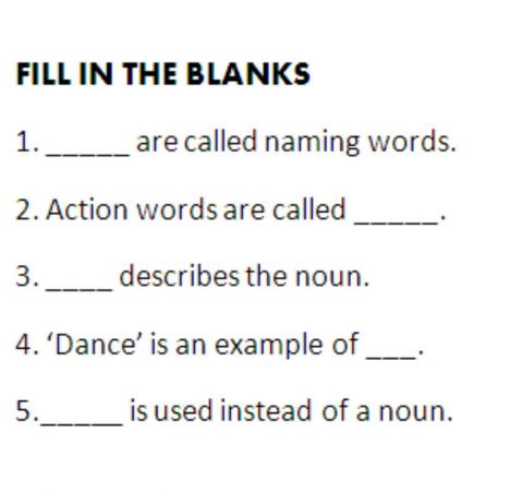Parts of speech