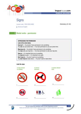 Modal - lingahouse-signs-american-english