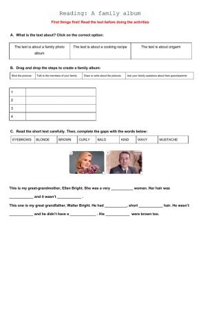 Reading: A Family Album