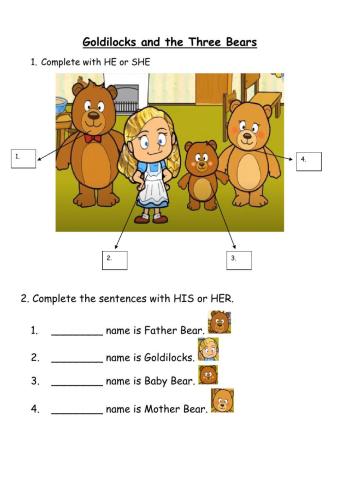 Goldilocks and the three bears