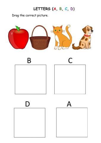 Abcd letters for kids