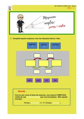 El temps: graus, minuts i segons
