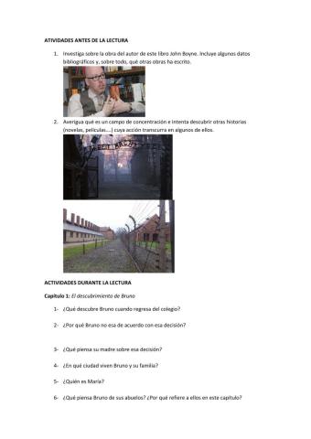 El niño con el pijama de rayas