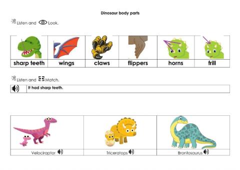 Dinosaur Body Pars
