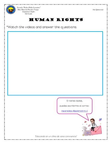 6th Grade - Human Rights