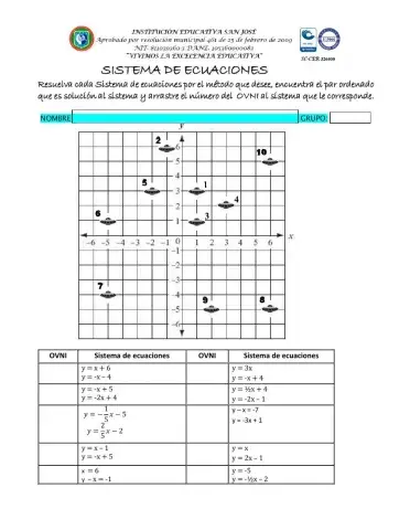 Laberinto espacial sistema de ecuaciones