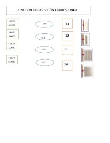 Unir con flechas ABN