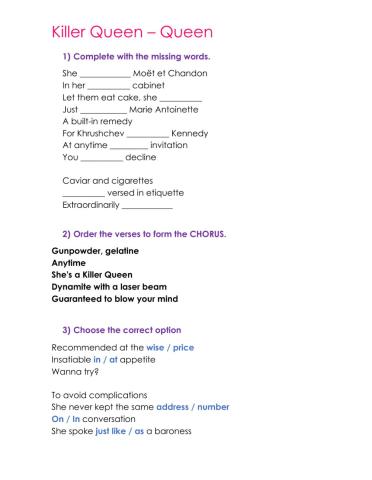 Killer Queen - Queen