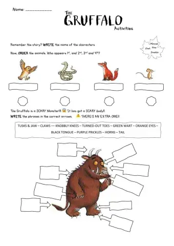 The Gruffalo Activity