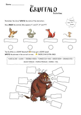 The Gruffalo Activity