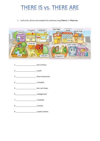 There is - There are