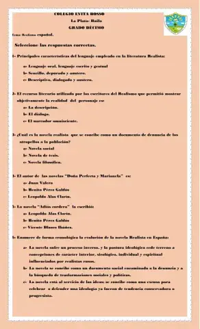 Literatura del Realismo español