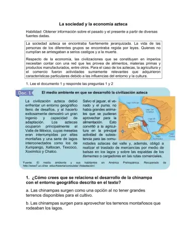Sociedad y economía azteca