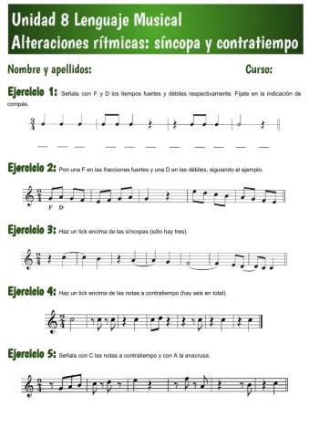 Unidad 8 Alteraciones rítmicas