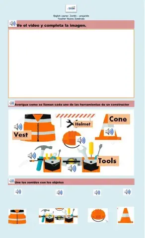 Job and occupations. Builder