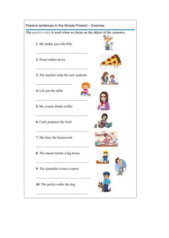 Passive Voice -Simple present