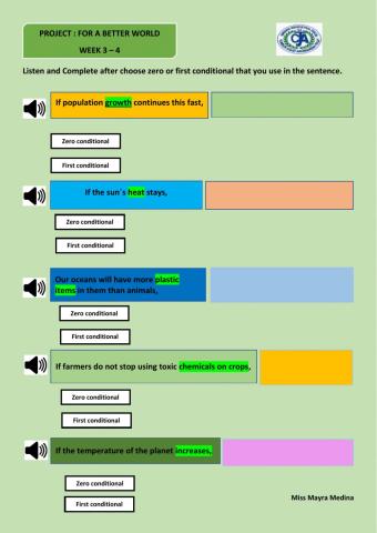 Zero - First conditional