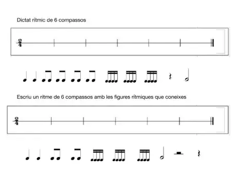 Dictat rítmic (2)