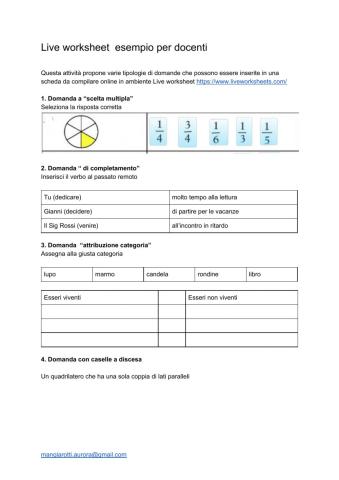 Miscellanea di domande