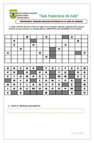 Guía 15 - 7º Básico