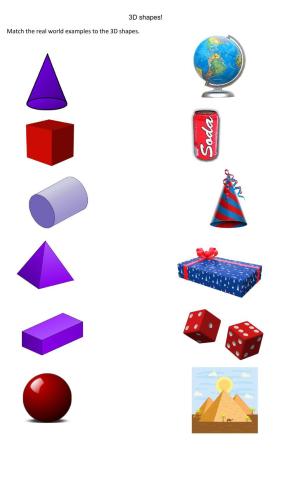 3D shapes