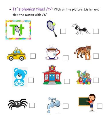 It-s phonics time! -t-