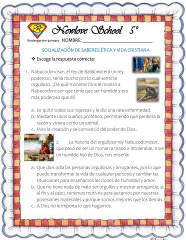 Socialización de Saberes de Ética y Vida Cristiana