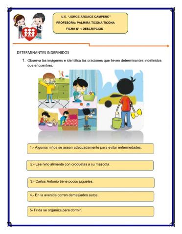 Determinantes indefinidos