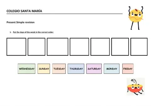 Present simple worksheet