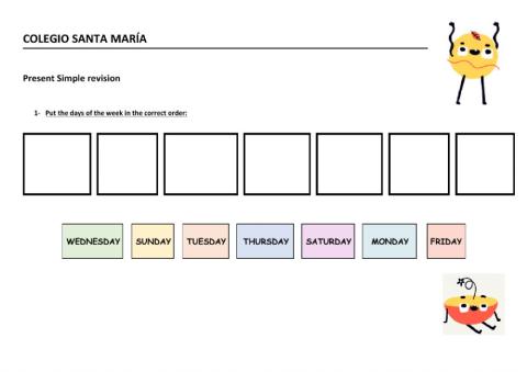 Present simple worksheet