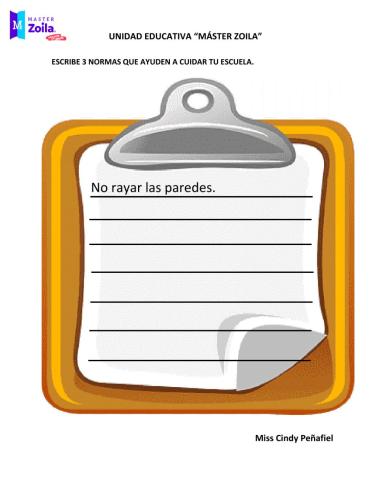 Normas de la escuela