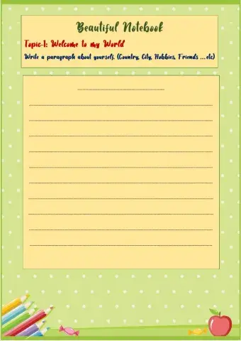 Writing-1 for 5th Grades