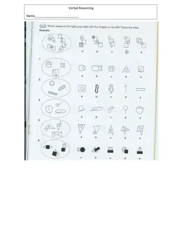 Verbal Reasoning