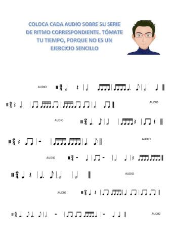 Repasando los ritmos musicales: discriminación auditiva